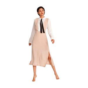 Nude Skirt with Thick Straps, 100% polyester. New, available in various sizes